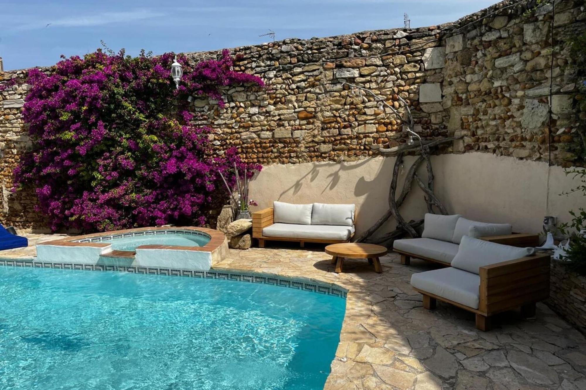 Casa Angel -Bohemian Villa With Swimming Pool And Air Conditioning! Vauvert Dış mekan fotoğraf